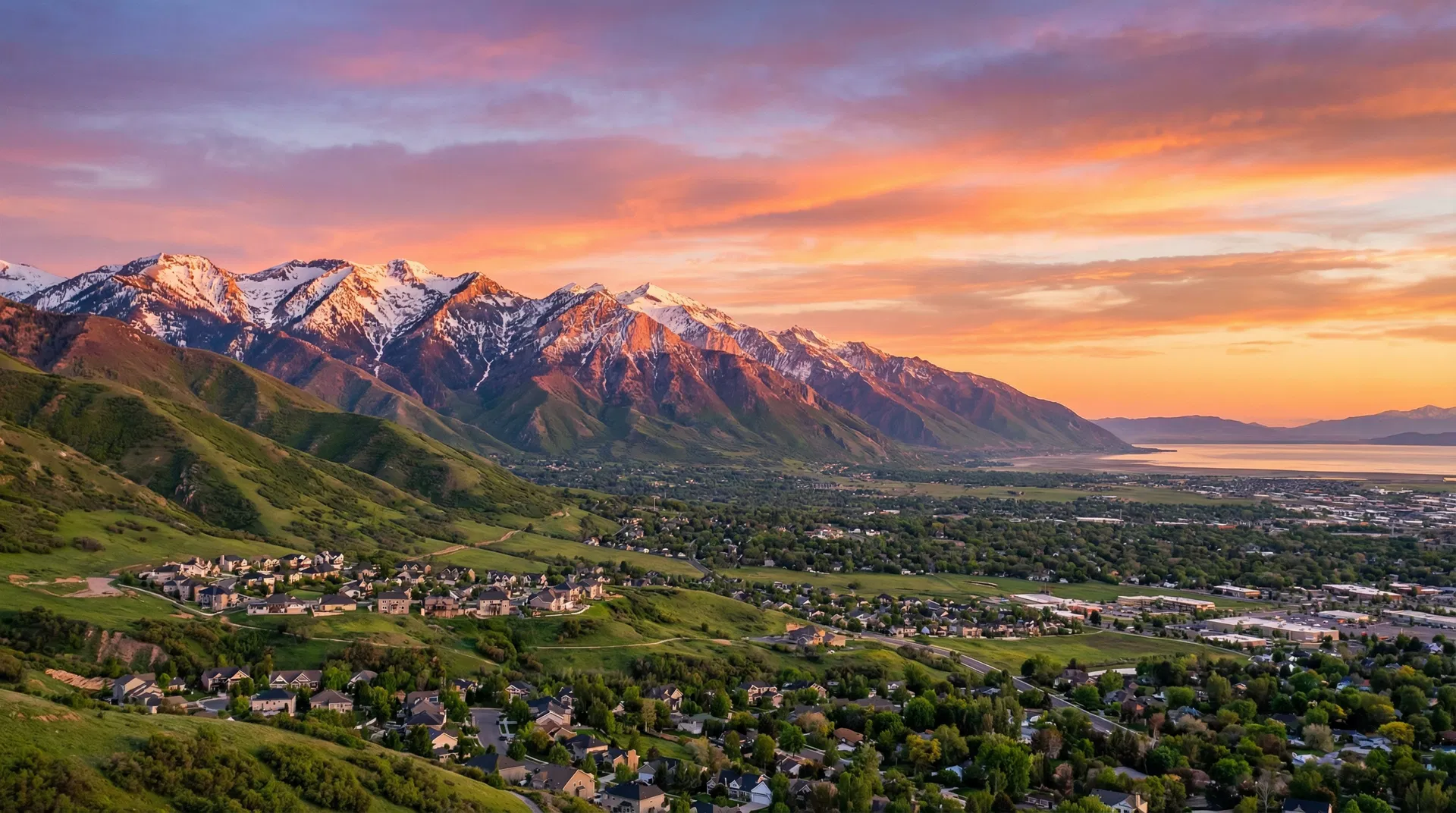 Utah's Wasatch Mountains - communities we serve across Salt Lake County