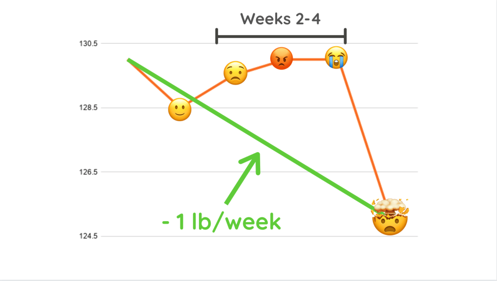 Weight Loss Progress Chart