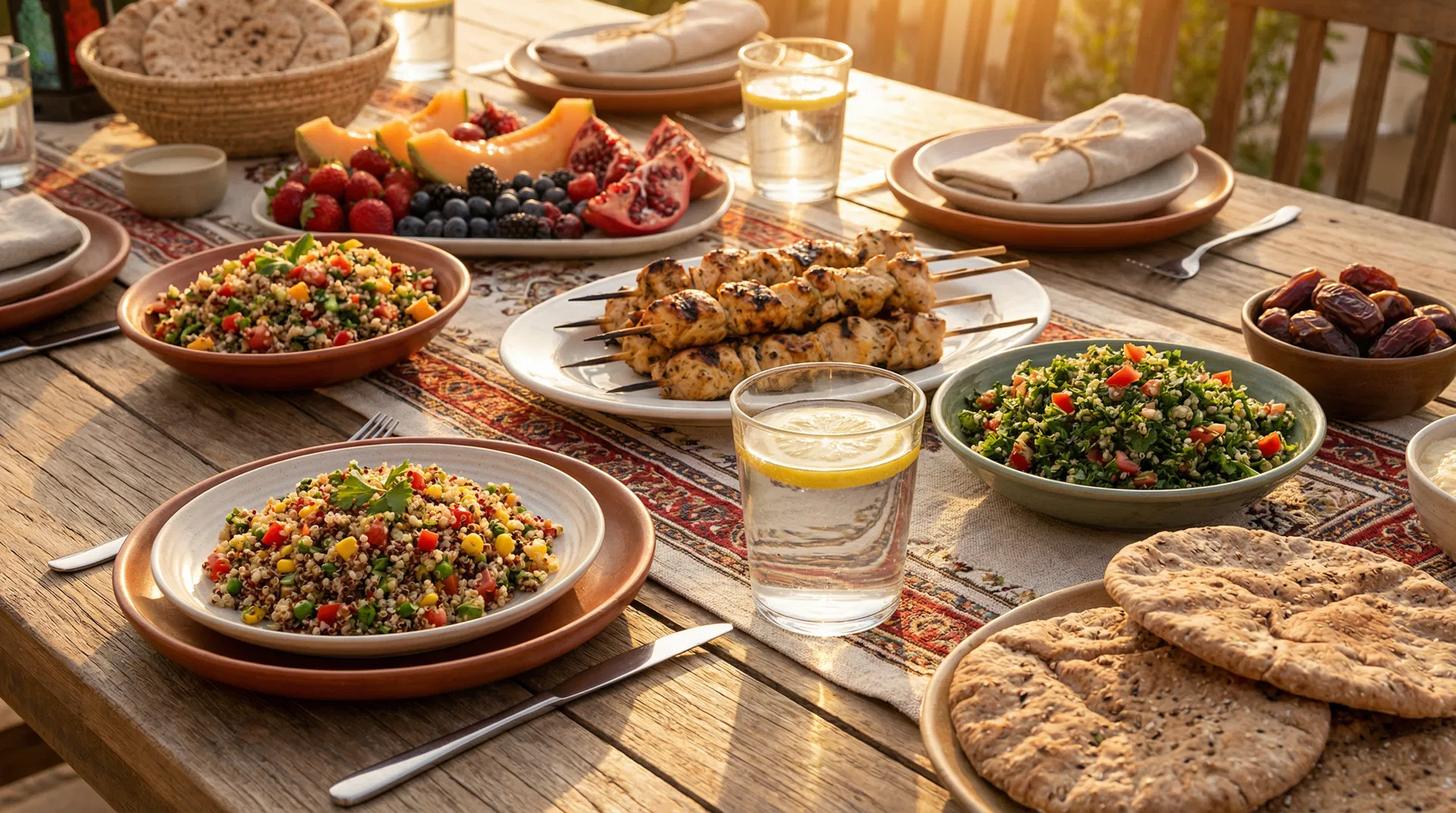 وجبات صحية لمرضى السكر في رمضان