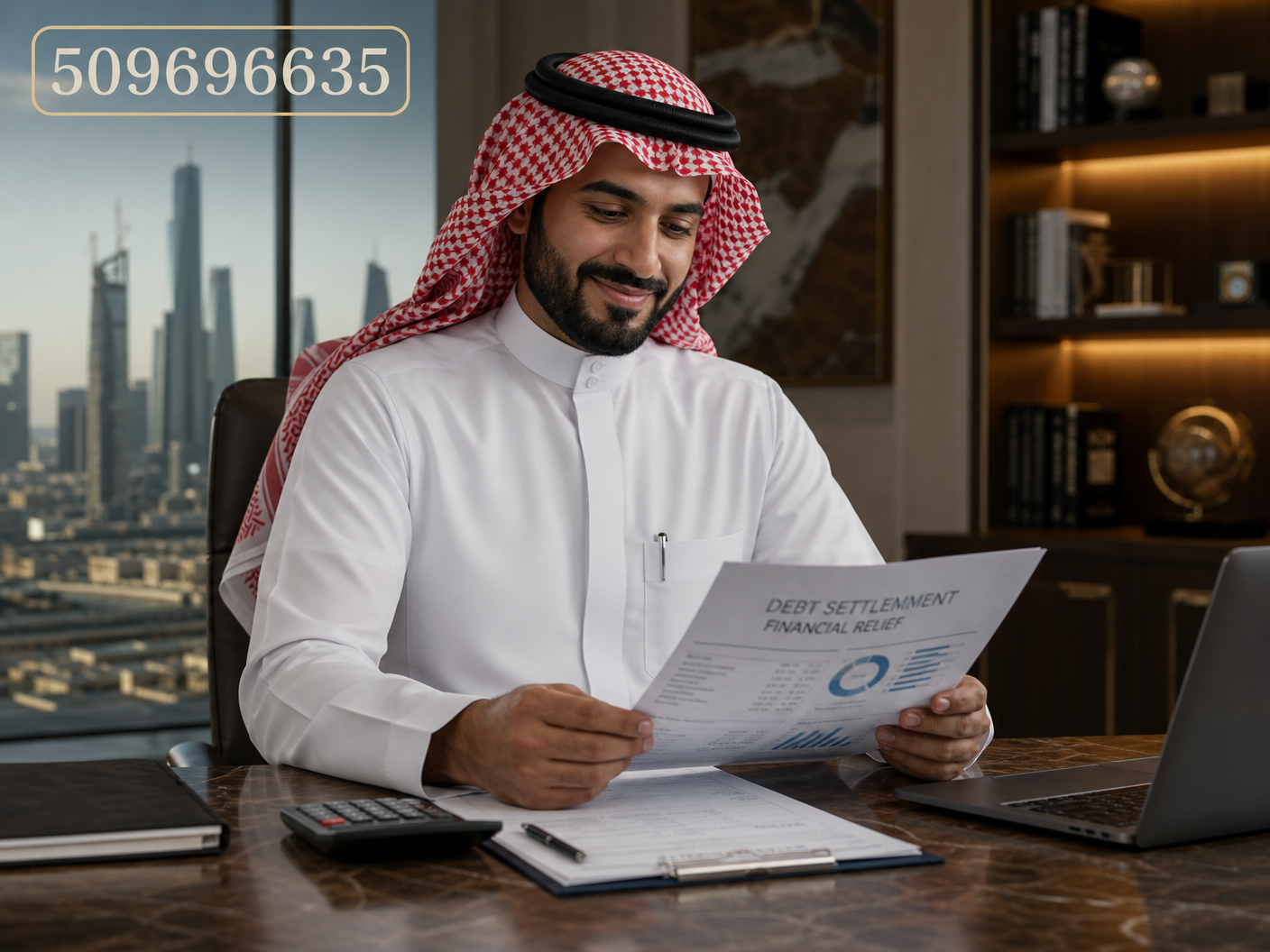 صورة توضيحية لتسوية الديون
