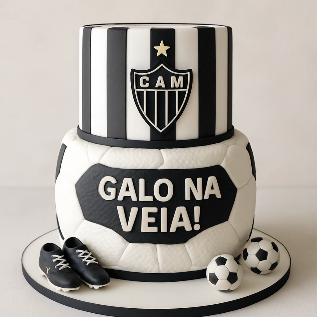 Bolo "Galo na Veia!"