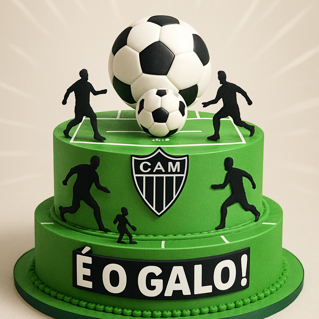 Bolo "É o Galo!"