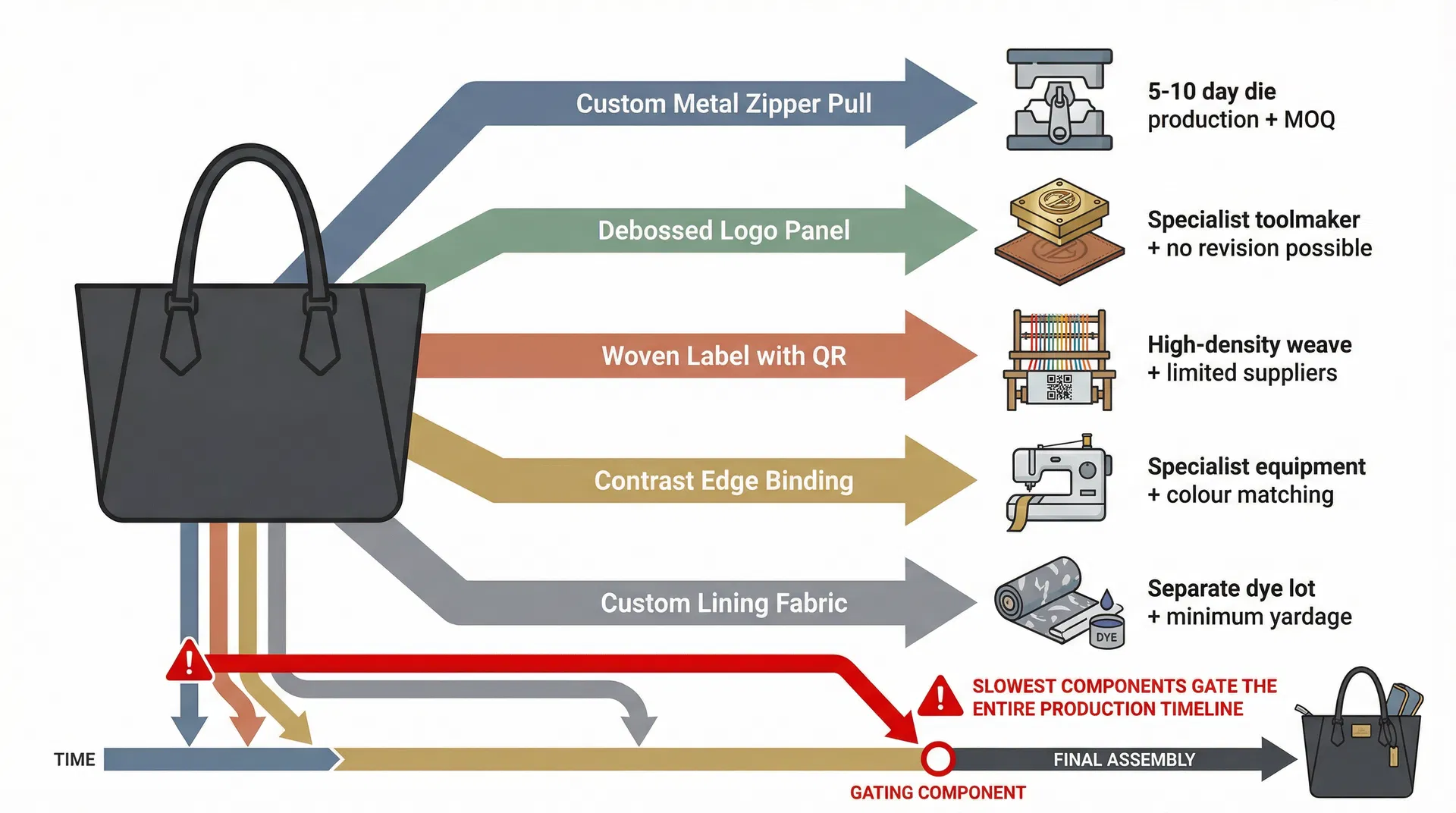 Why Every Premium Finishing Detail on a Corporate Bag Adds a Separate Supply Chain You Did Not Plan For