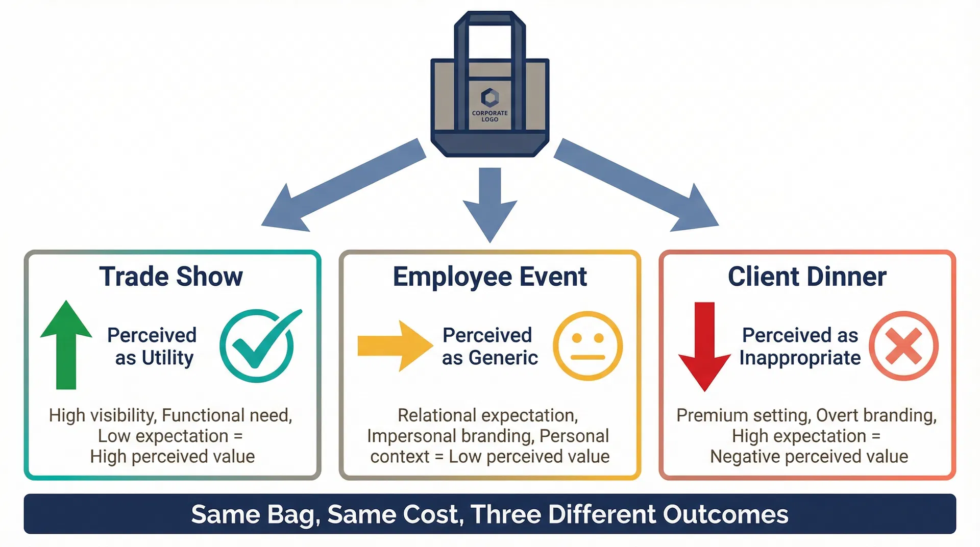 Why the Same Corporate Gift Bag Gets Praised at One Event and Discarded at Another