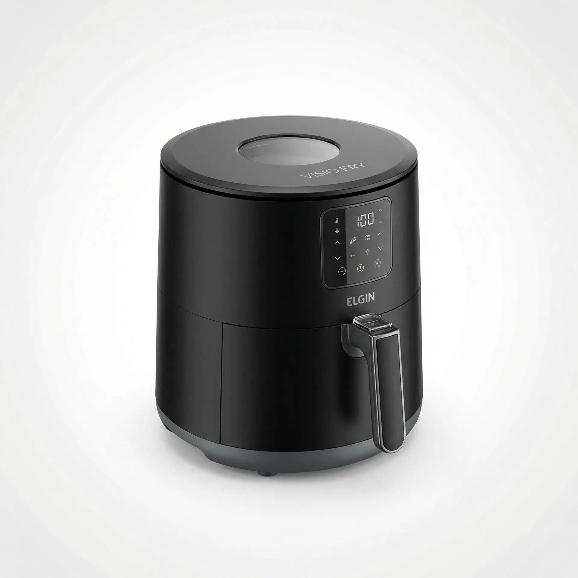 Fritadeira Elétrica Visio Fry Elgin 5L 1700w Air Fryer Digital Cinza