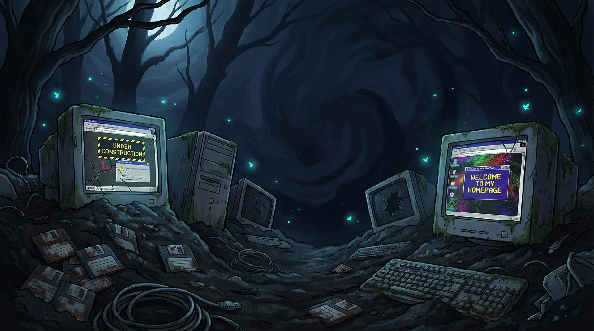 The digital graveyard of forgotten websites