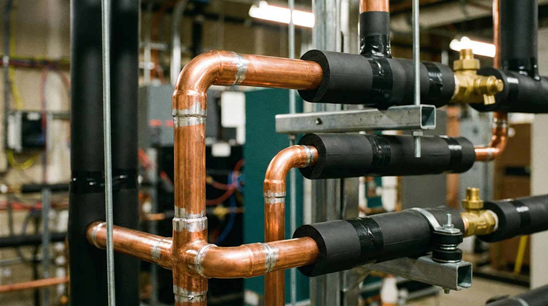 Precision copper pipework