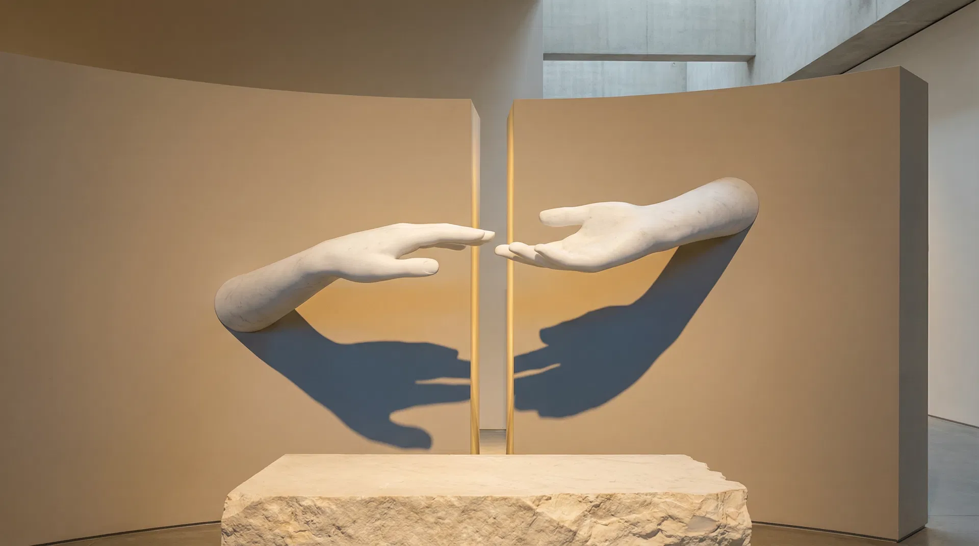 Abstract art representing connection and resolution