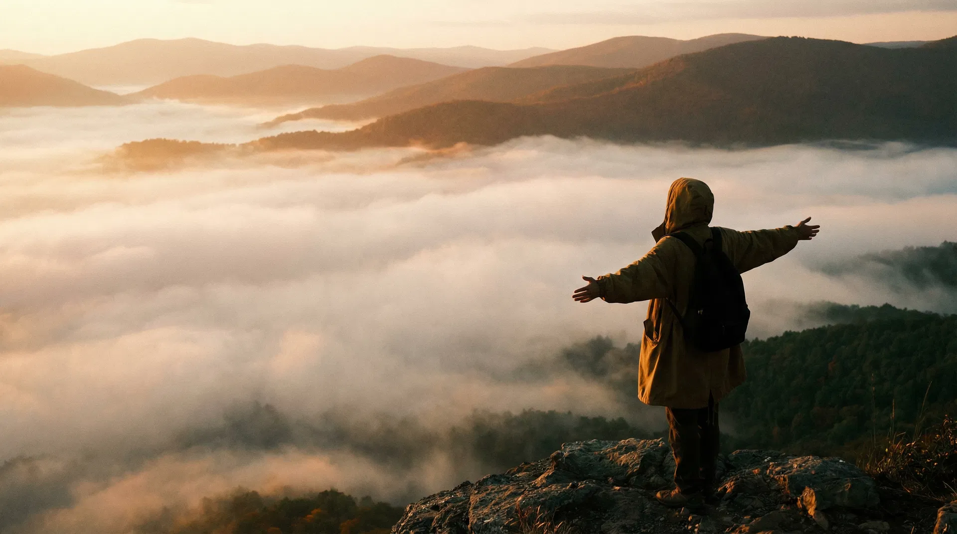 Expansive landscape representing human potential