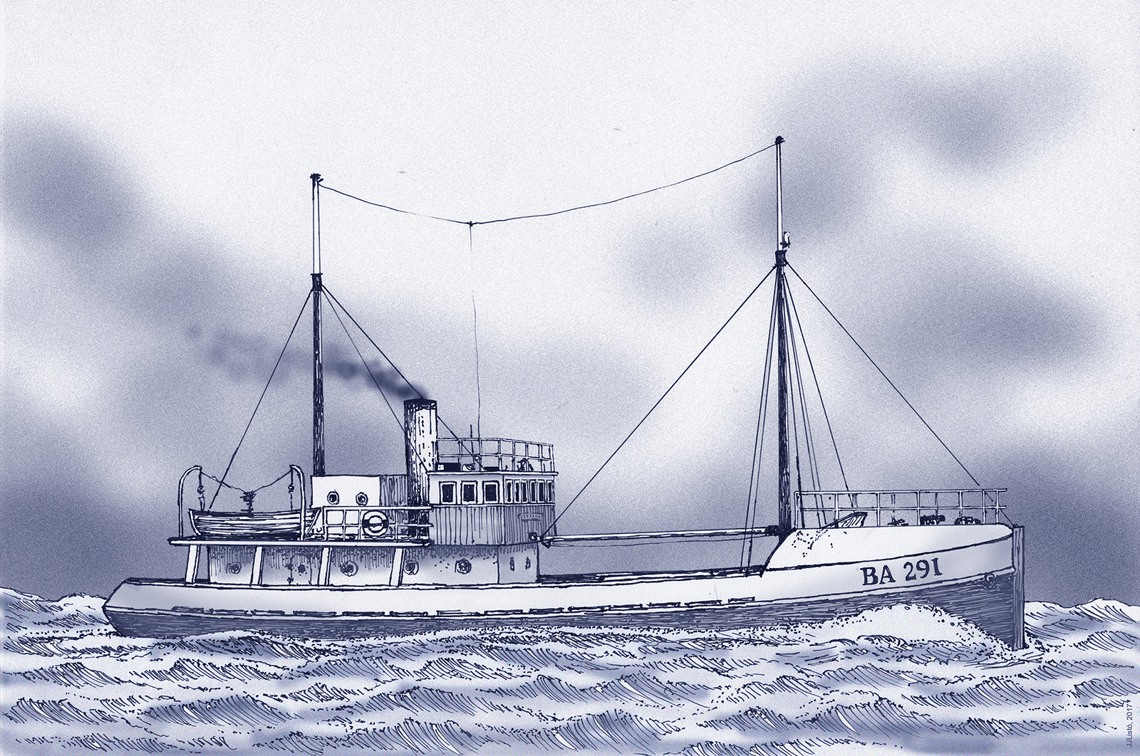 MS Þormóður memorial illustration