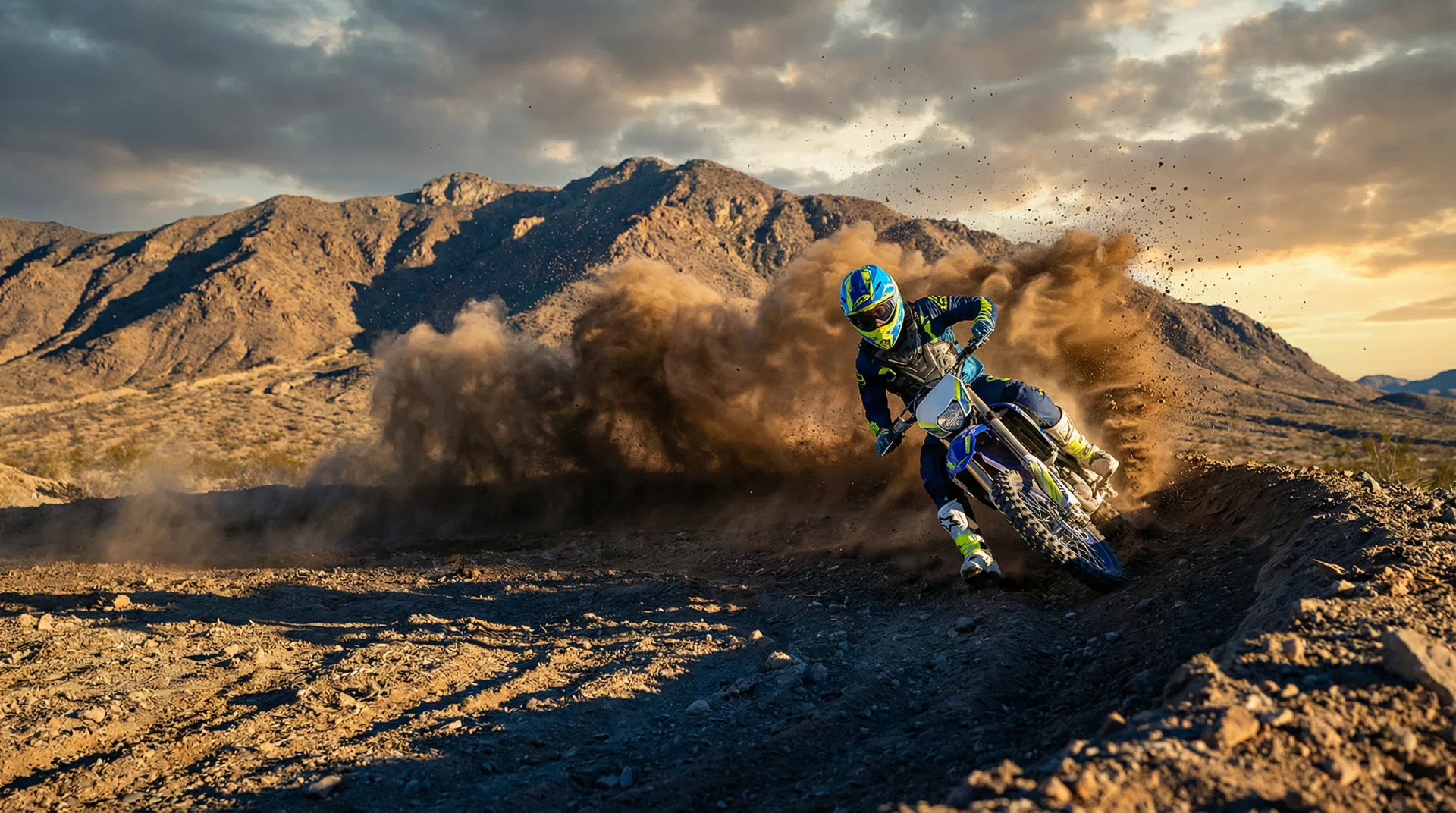 Motocross off-road action