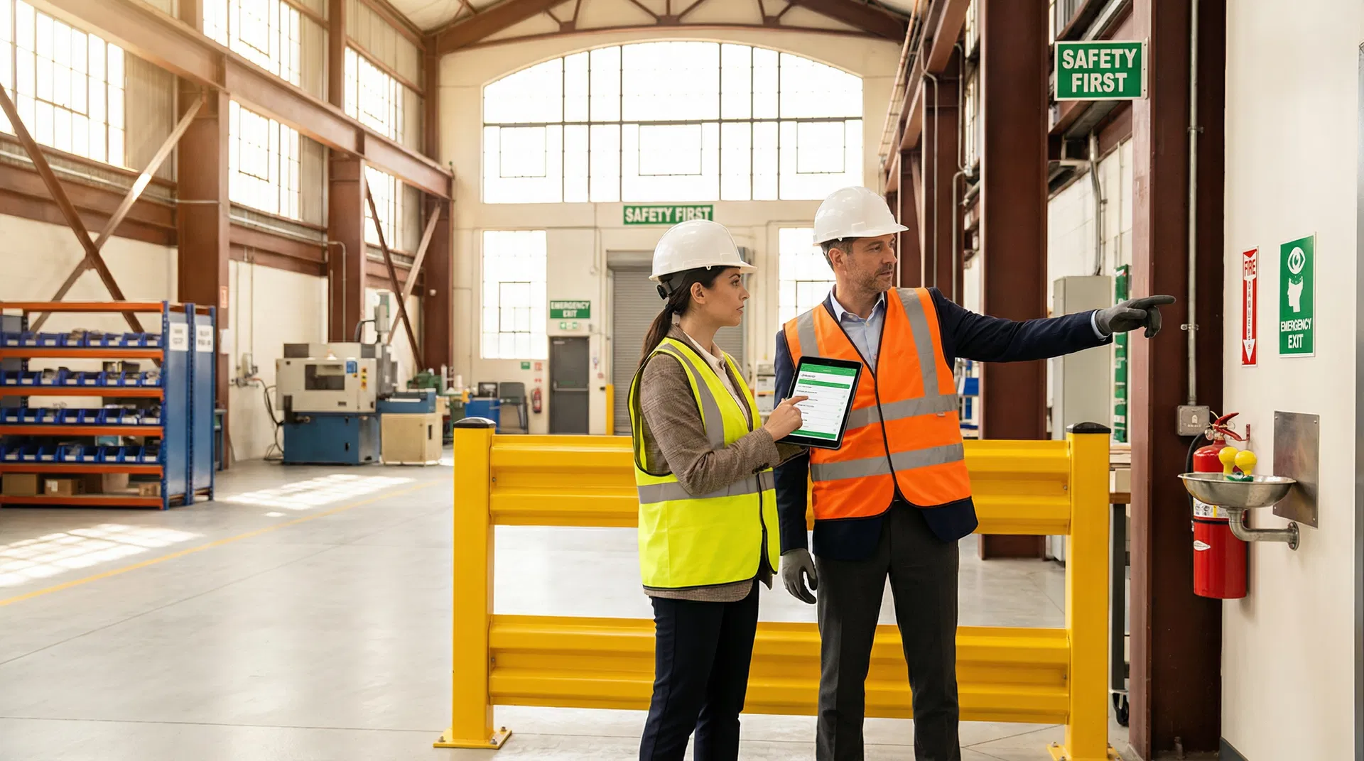 HSE consultants on site