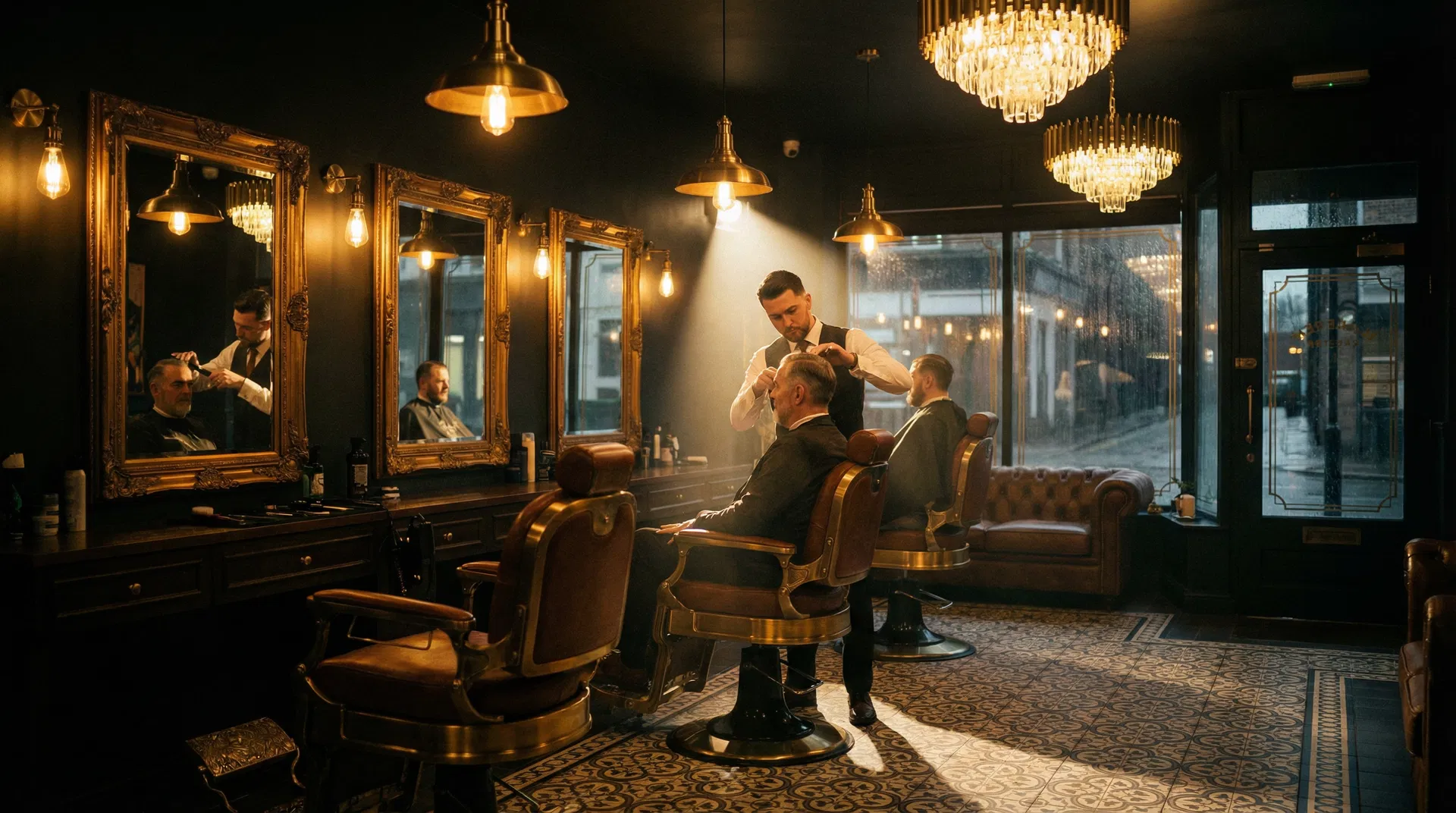 Hector Barbershop Interior