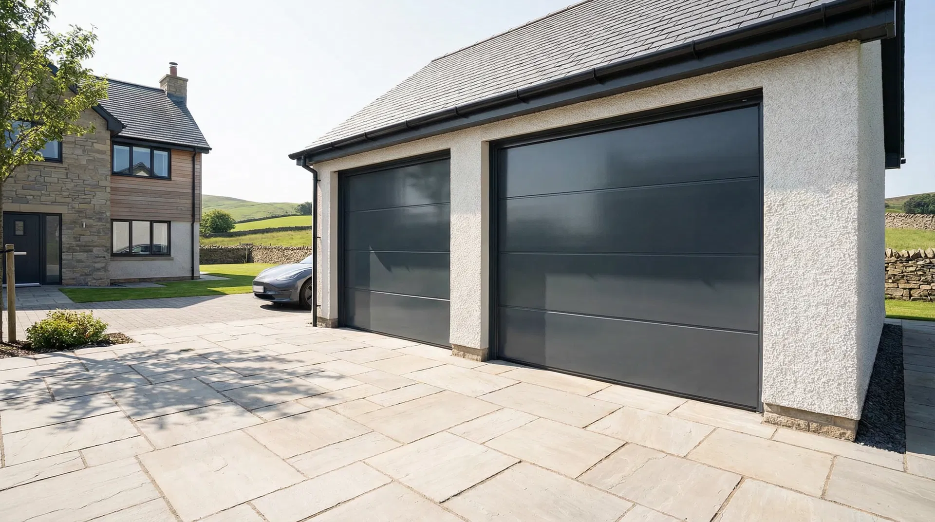 uPVC garage door