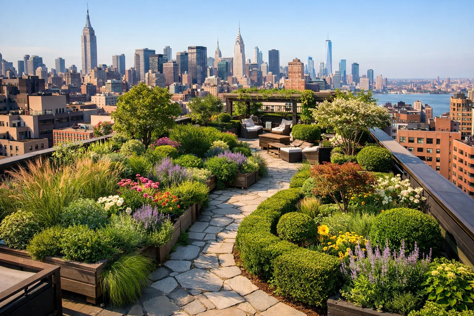 Brooklyn Heights Rooftop Garden