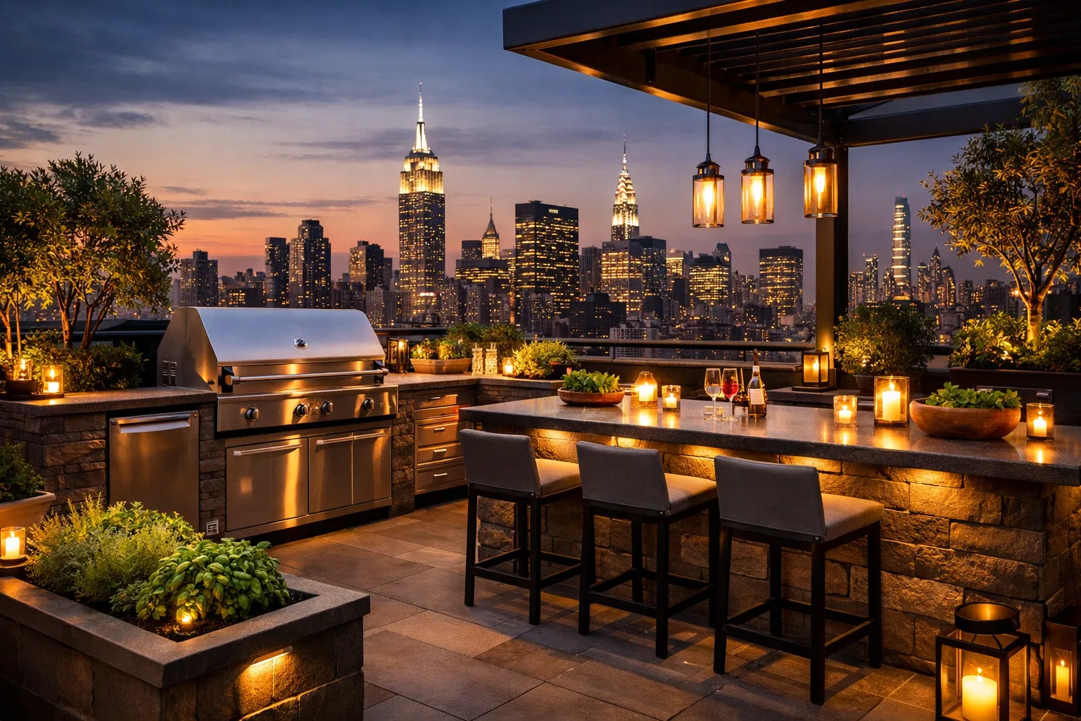 SoHo Loft Outdoor Kitchen