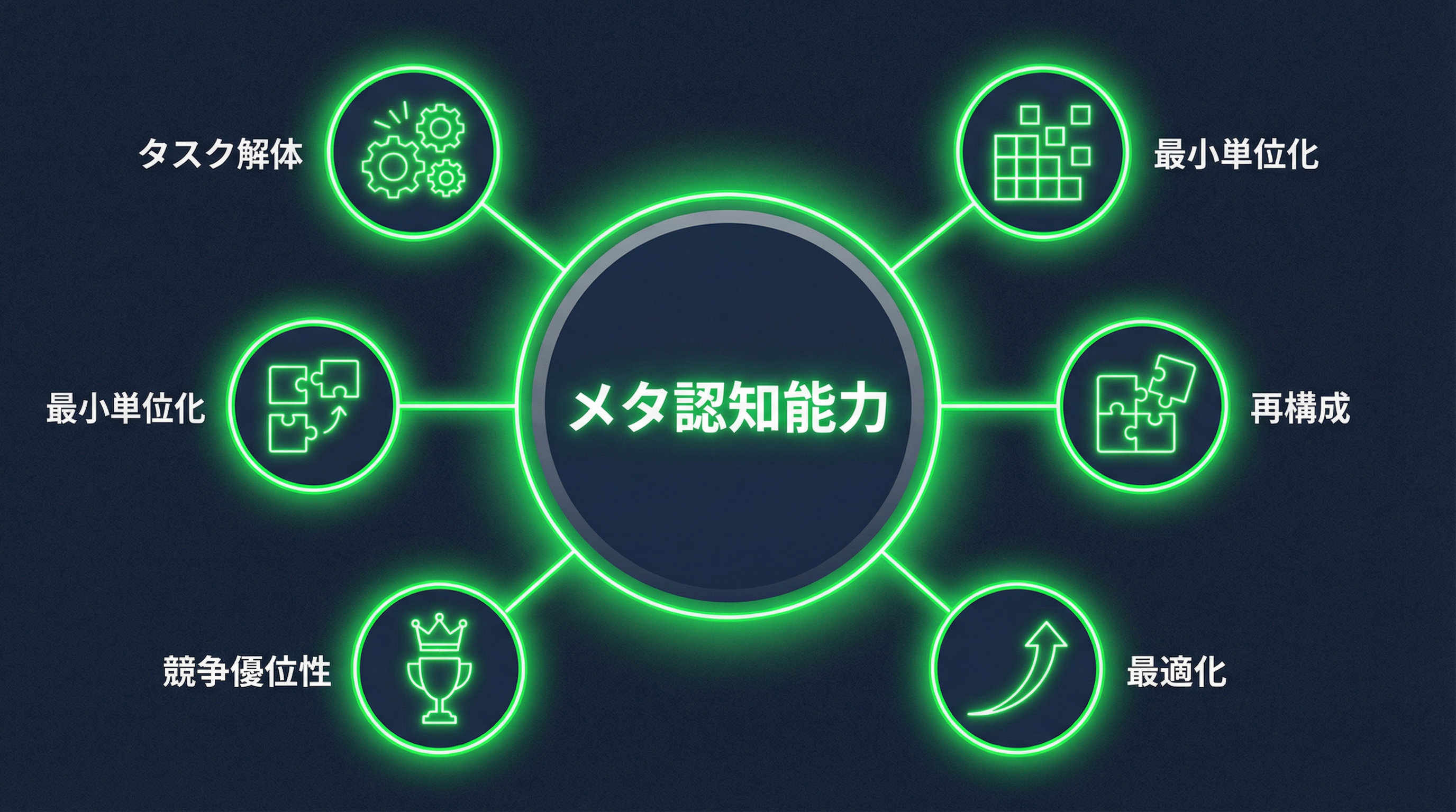 メタ認知能力とプロセス設計の関係