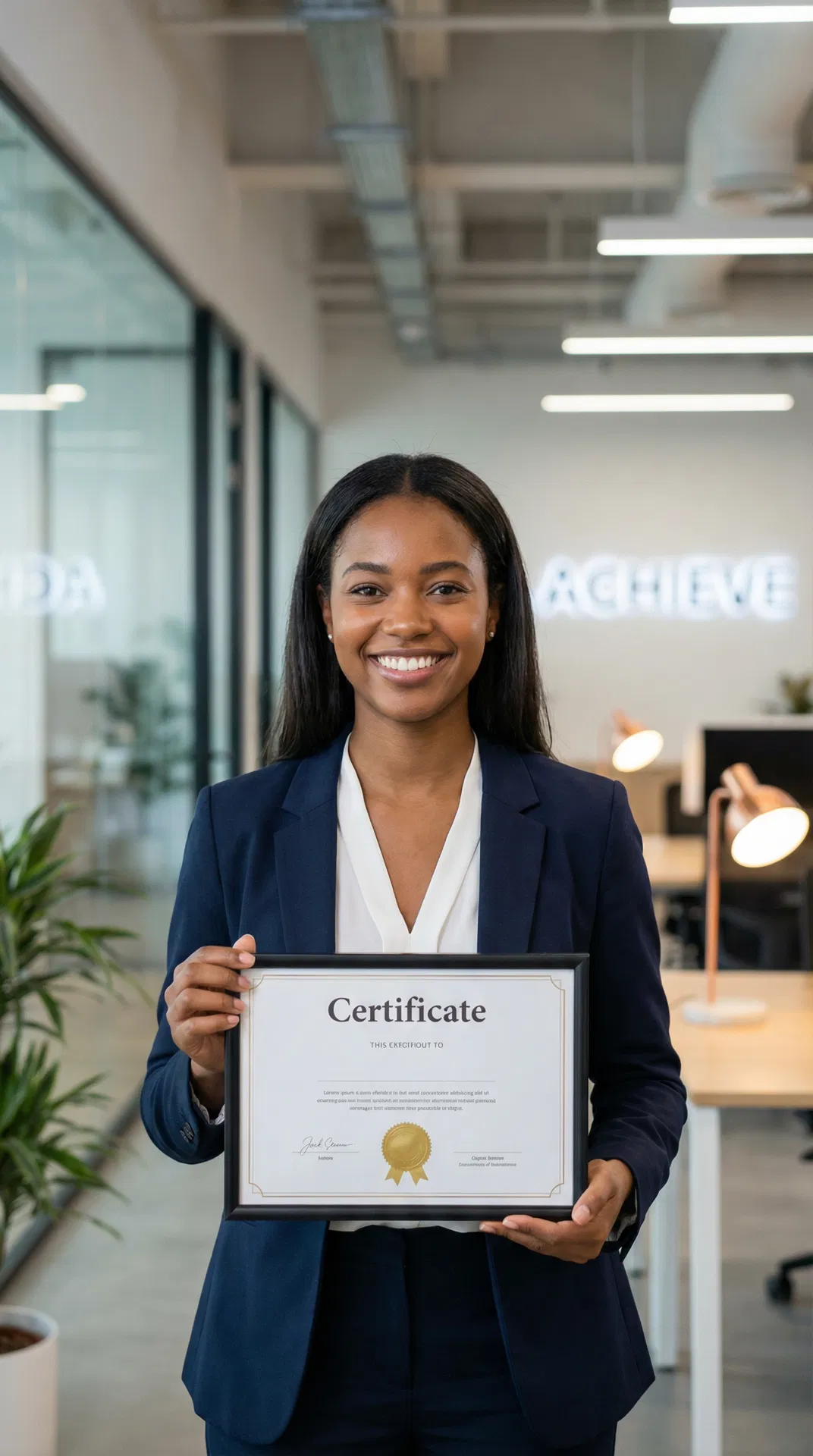 Profissional com certificado