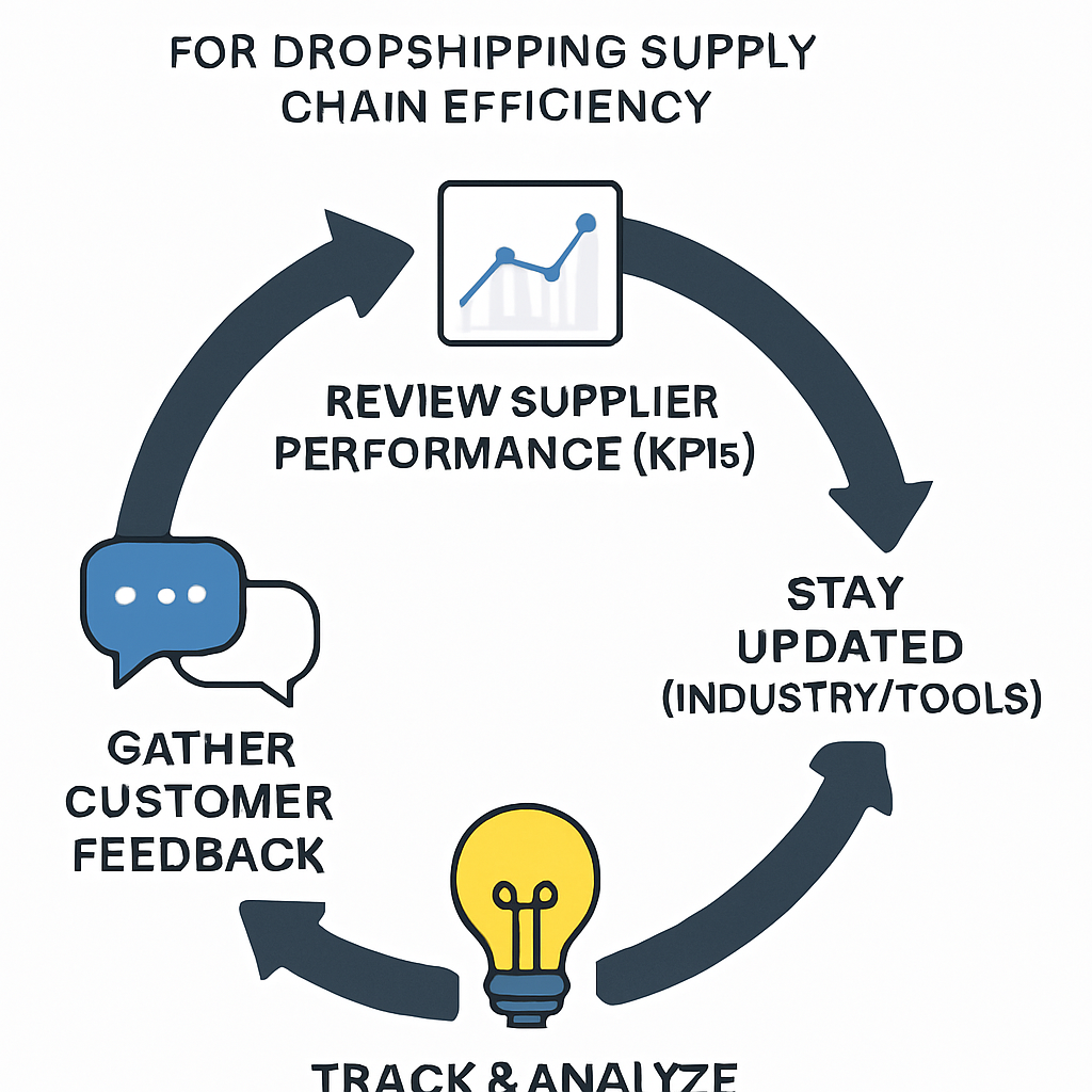 Continuous Improvement Cycle for Dropshipping Supply Chain