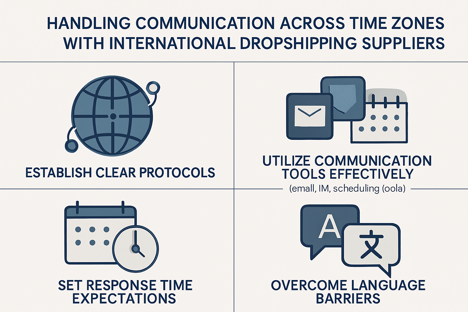 Global Communication Strategy for Dropshipping Suppliers