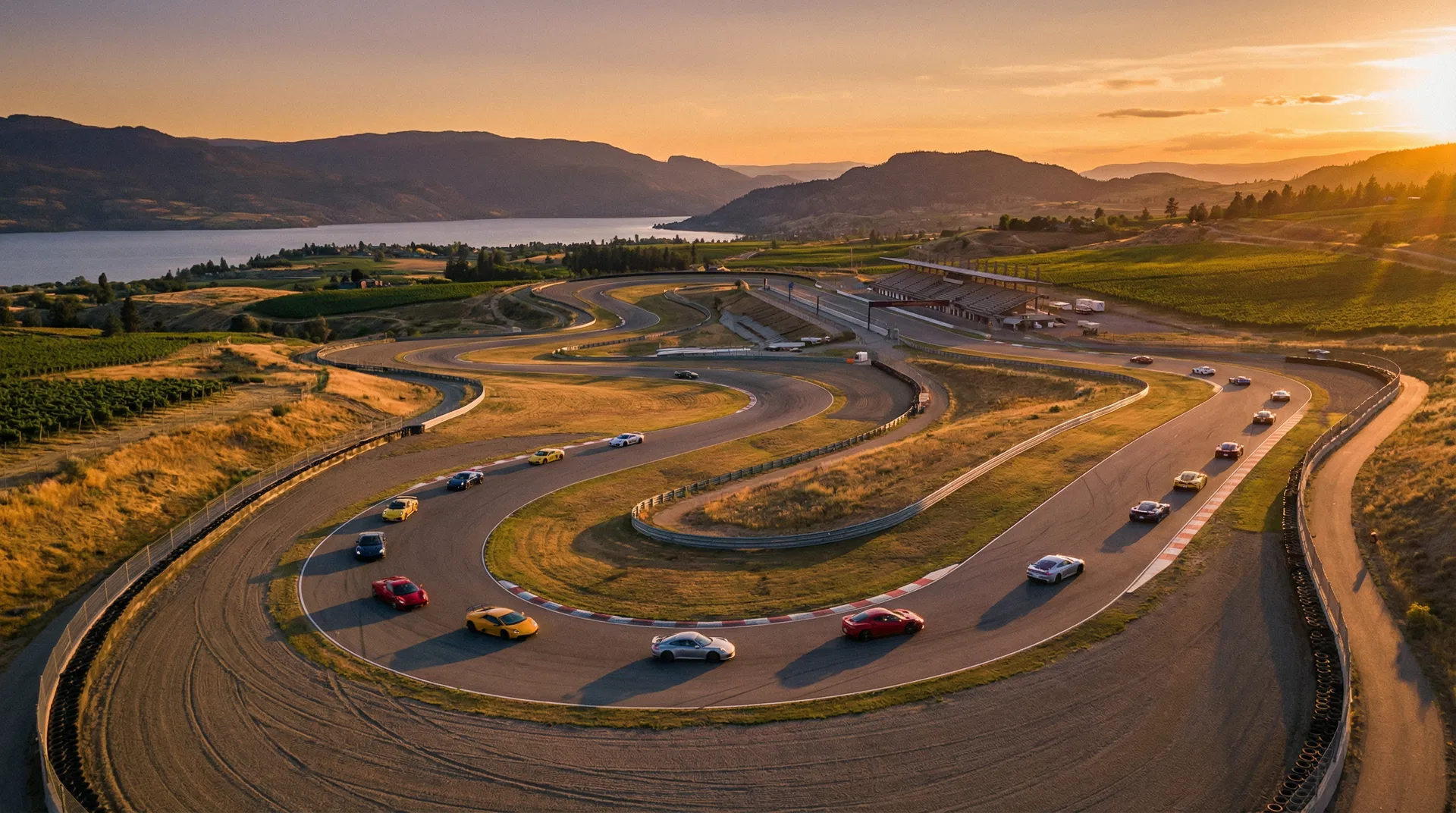 Aerial view of Area 27 circuit