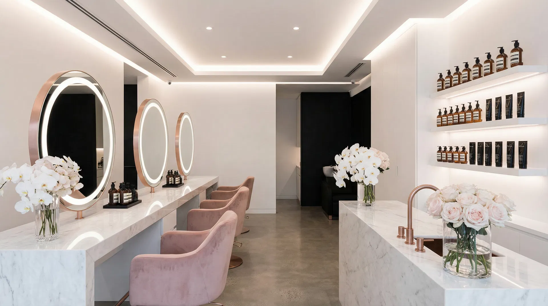 PRISM Hair Design サロン内観