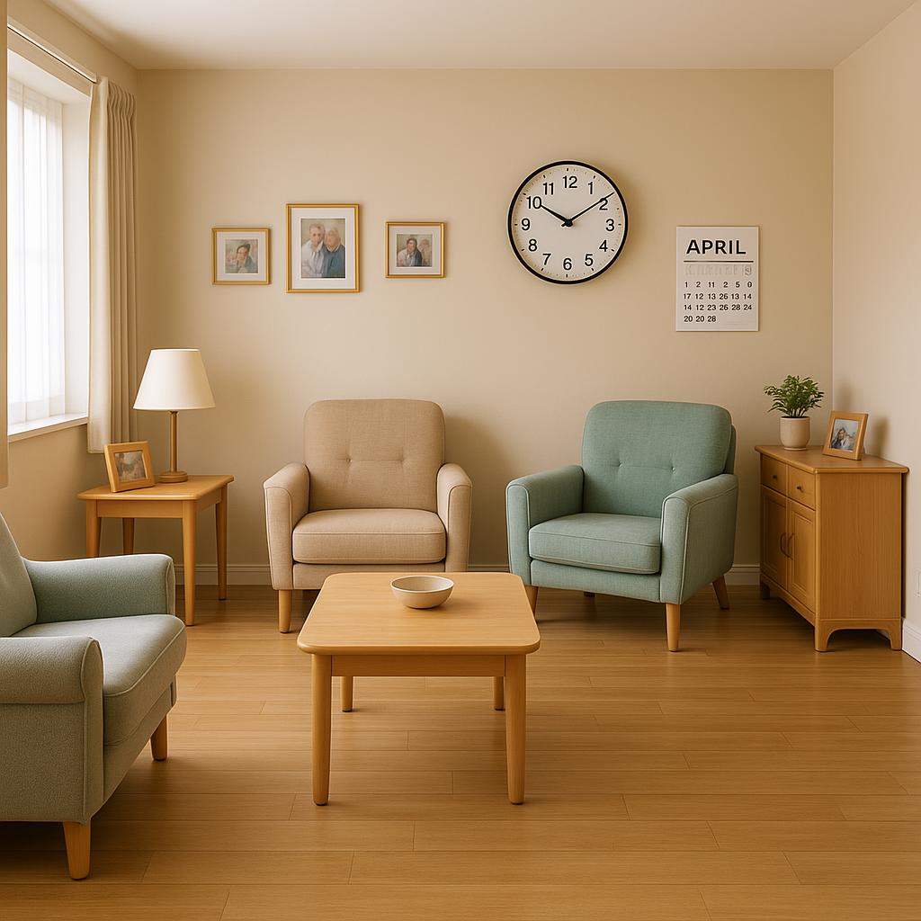 Ambiente calmo e adaptado para reduzir agitação