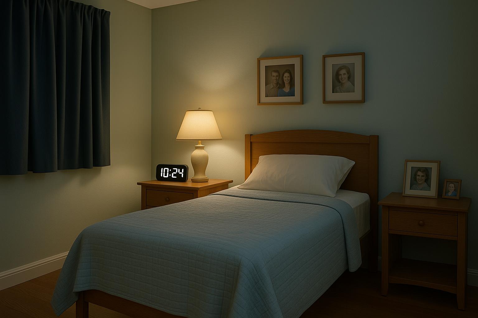 Quarto adaptado para promover boa qualidade de sono