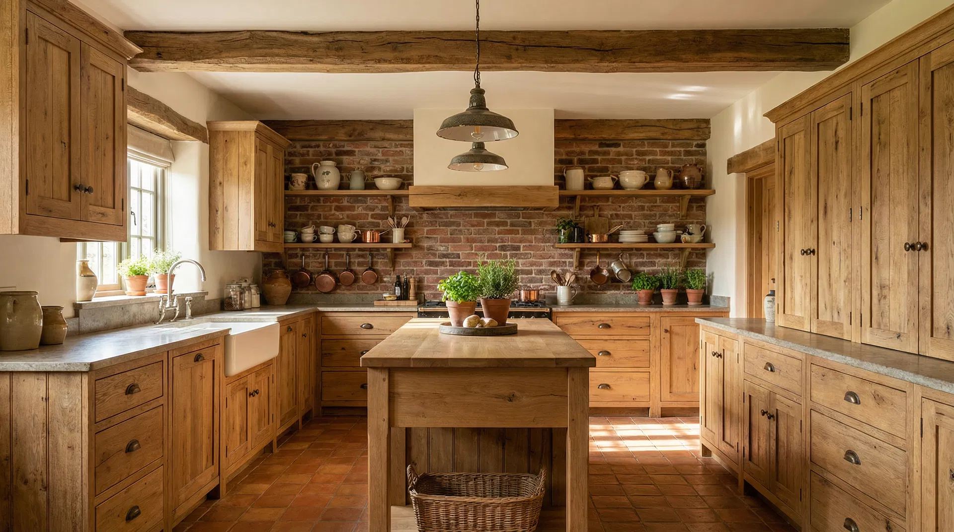 Cuisine Rustique Chaleureuse