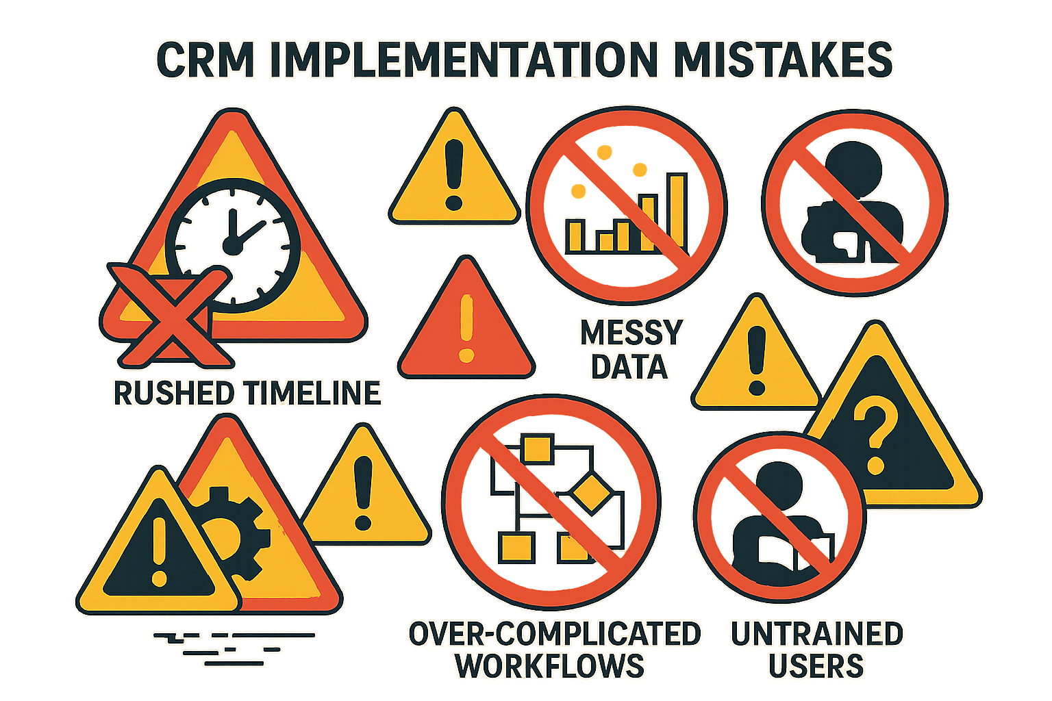 Common CRM implementation mistakes to avoid