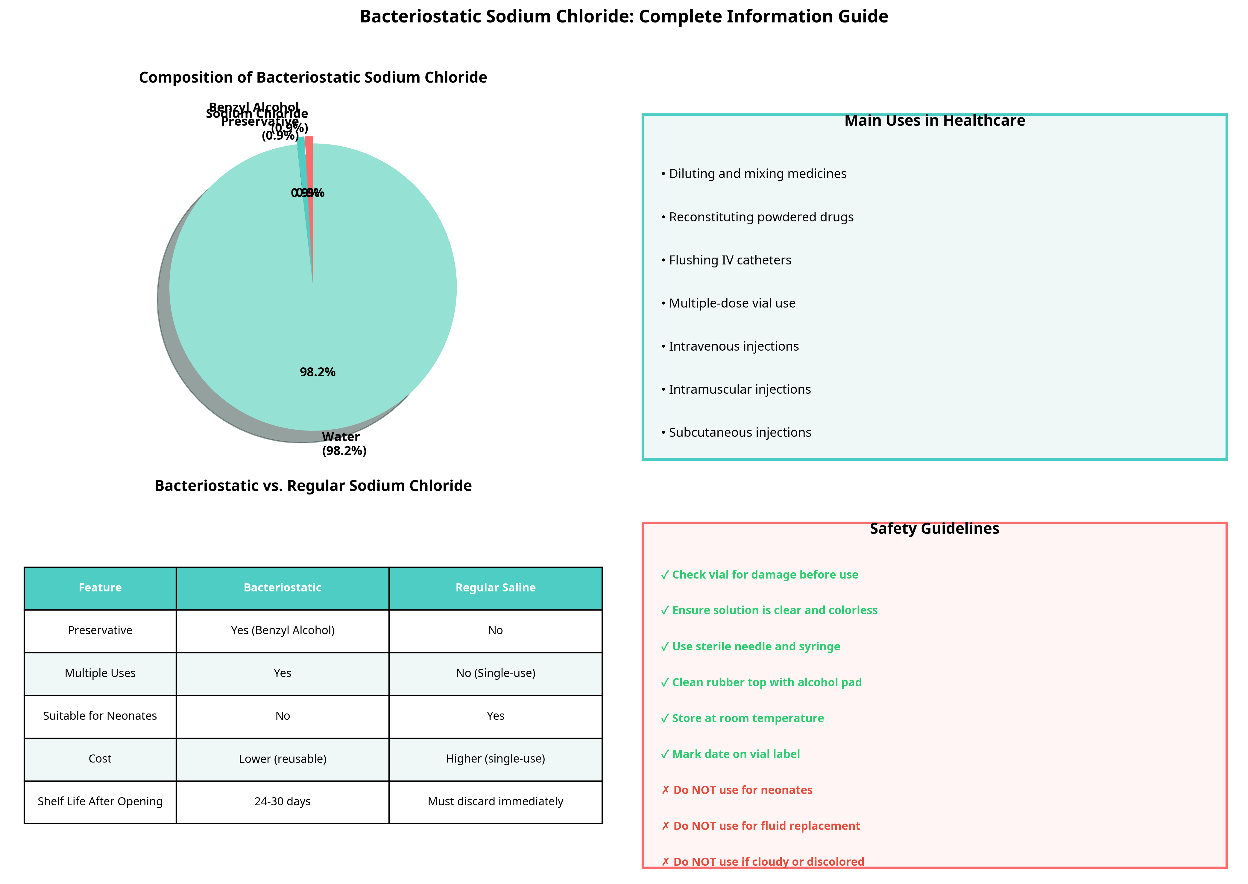 Bacteriostatic Sodium Chloride Information Guide