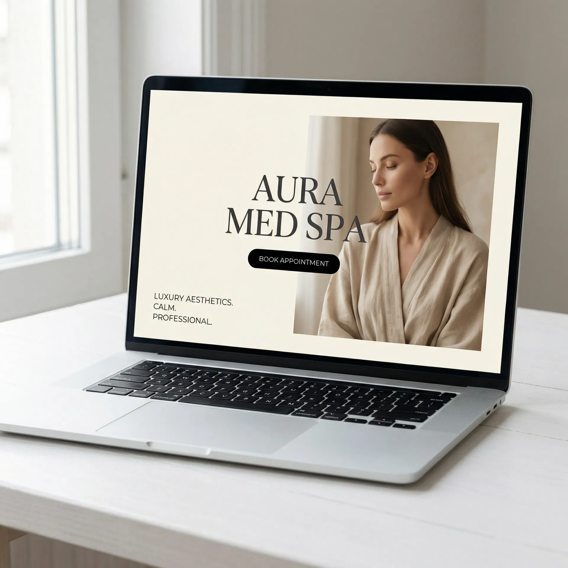 Example of a refined Reform Aesthetics website concept