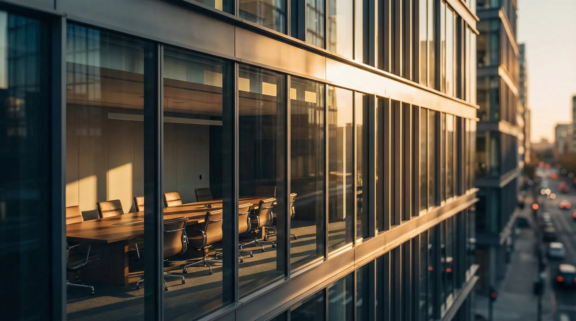 Commercial building representing business value