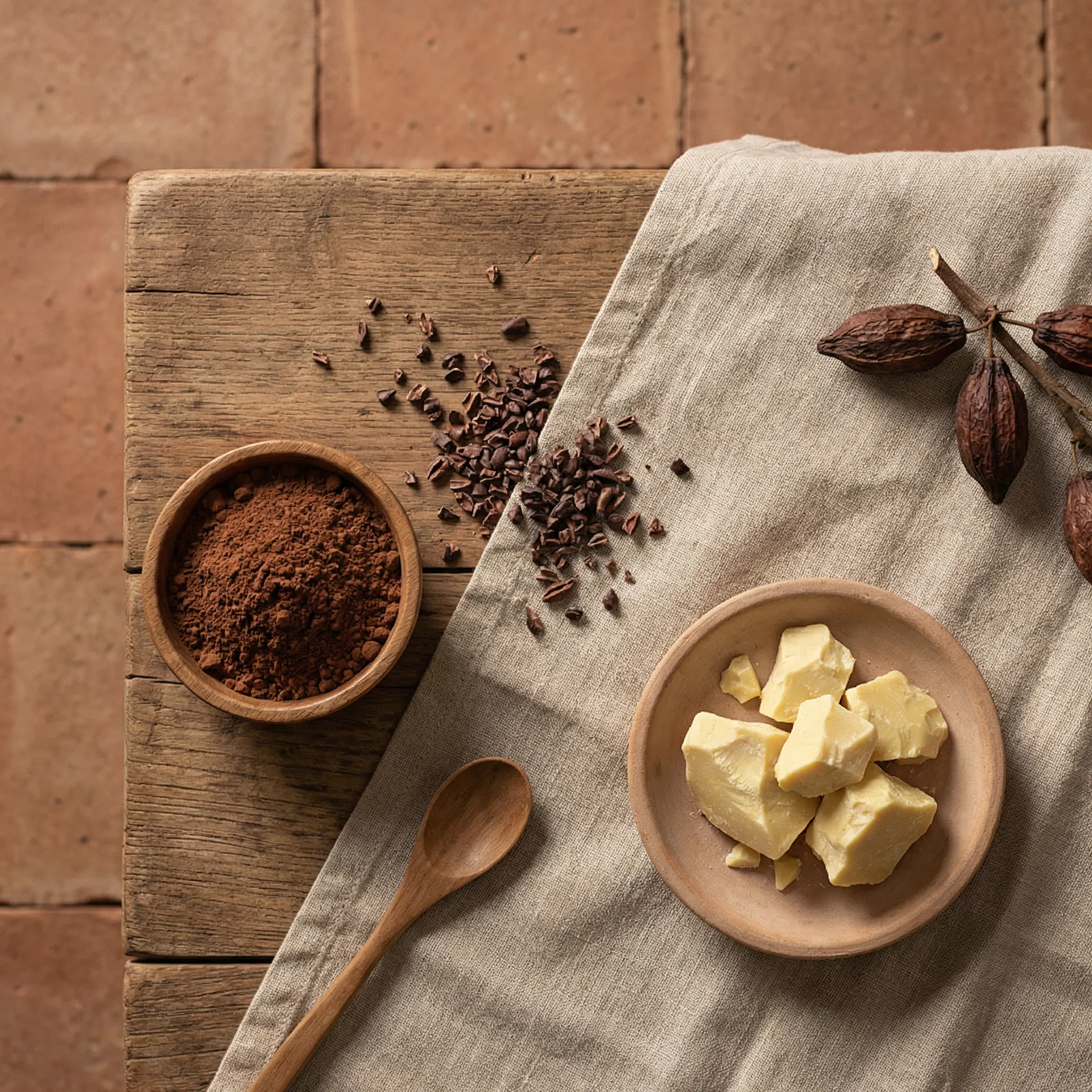 Traditional cacao products from Guatemala