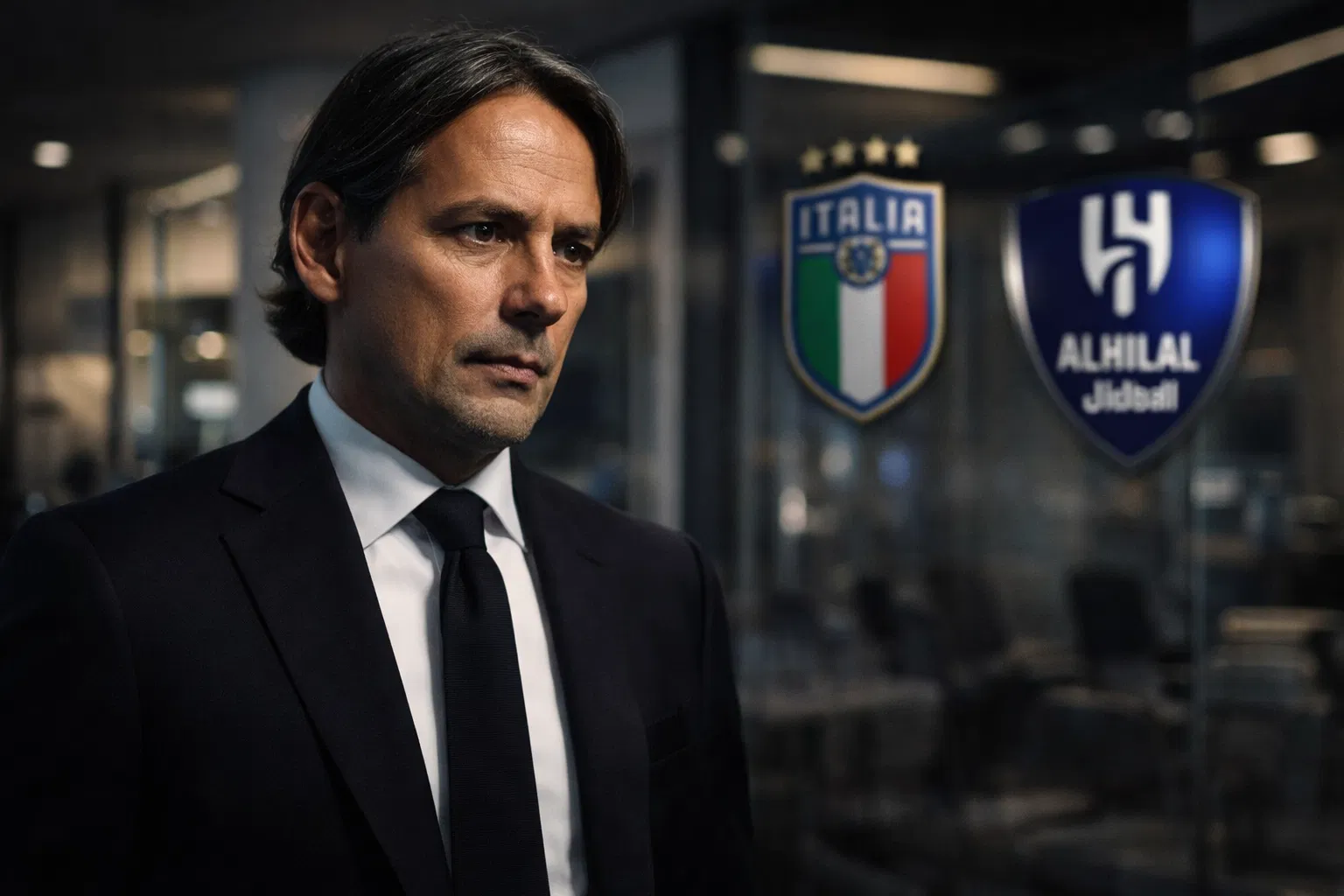 Simone Inzaghi Italy national team talks amid crisis