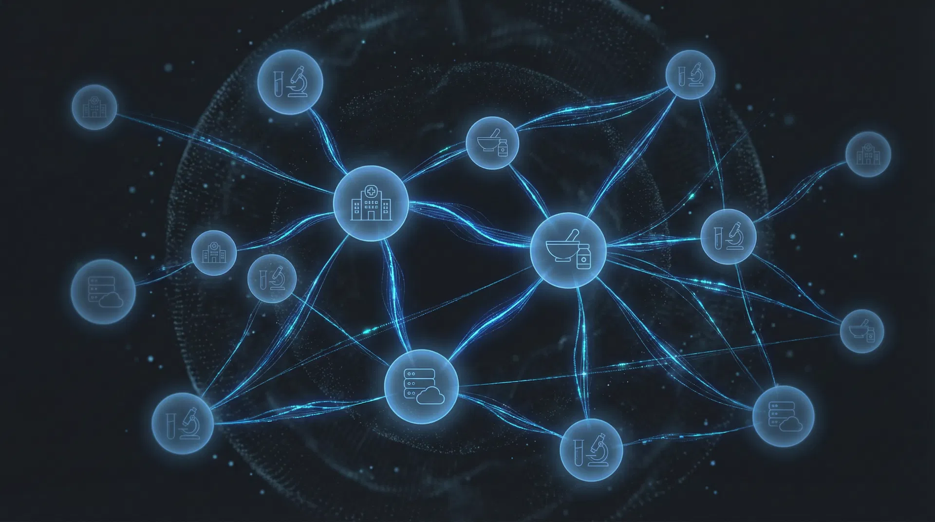 Connected healthcare network visualization