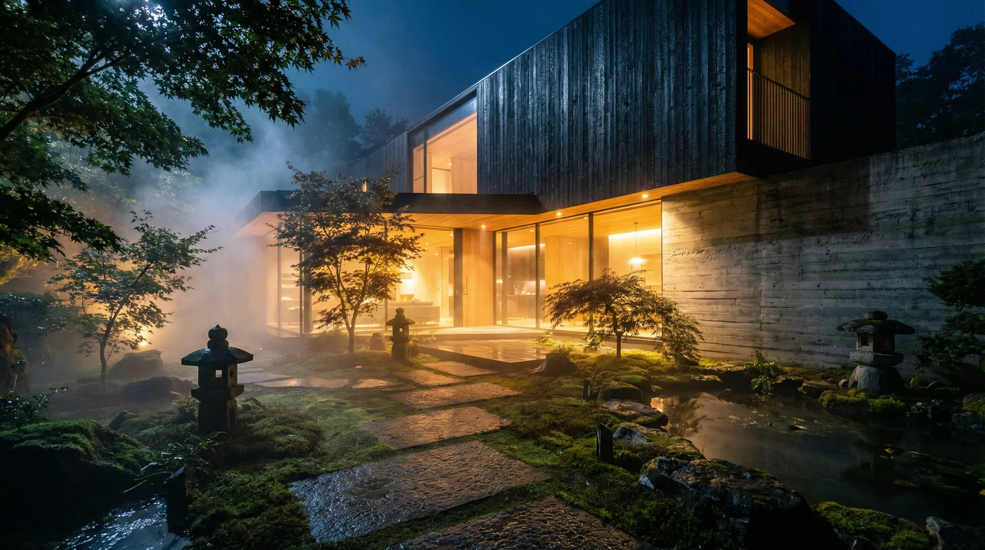 庭園付き高級住宅