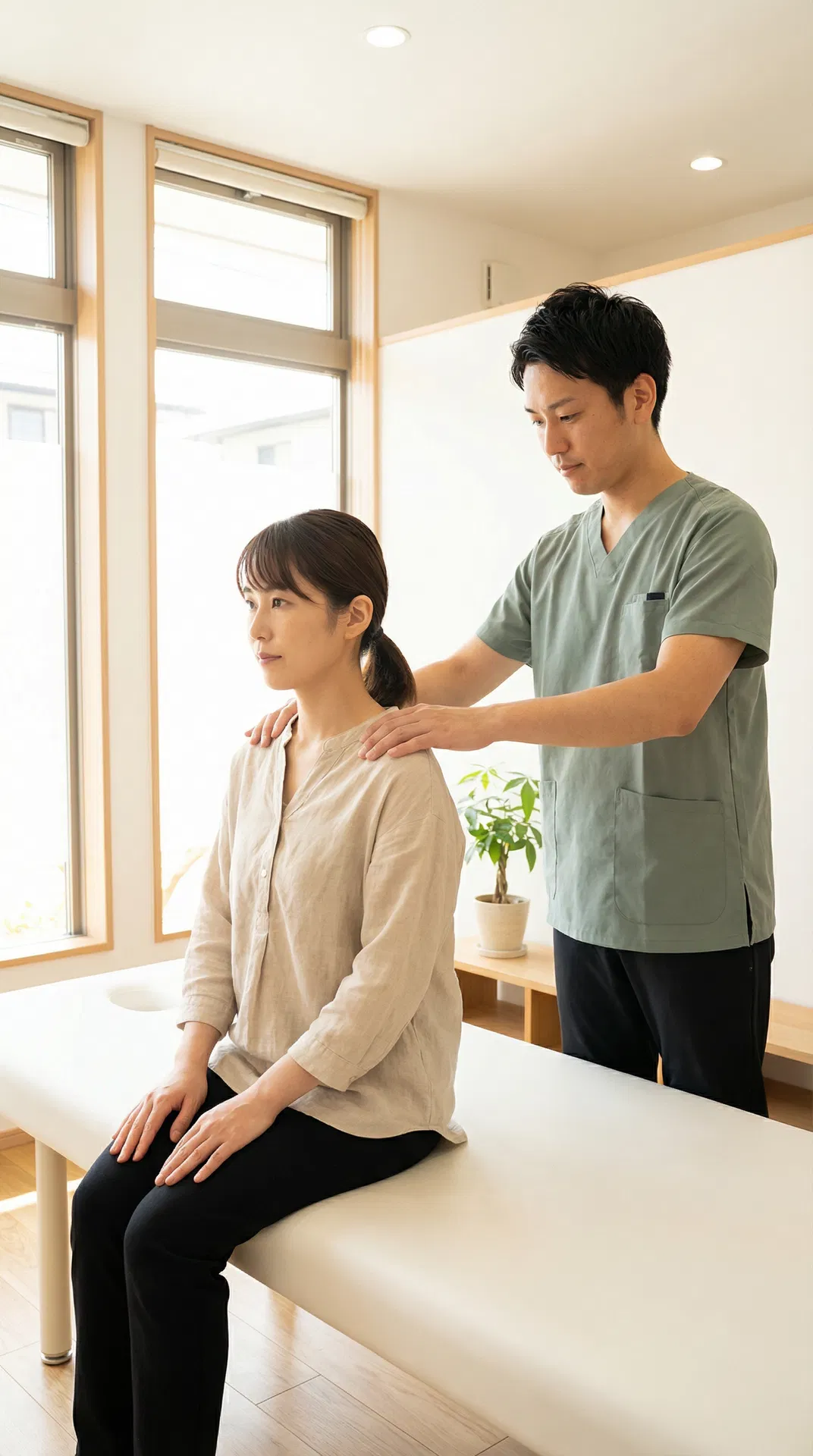 姿勢リセット整体の施術イメージ