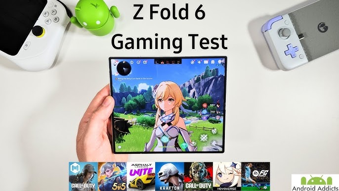 Testing Games on a Foldable Phone
