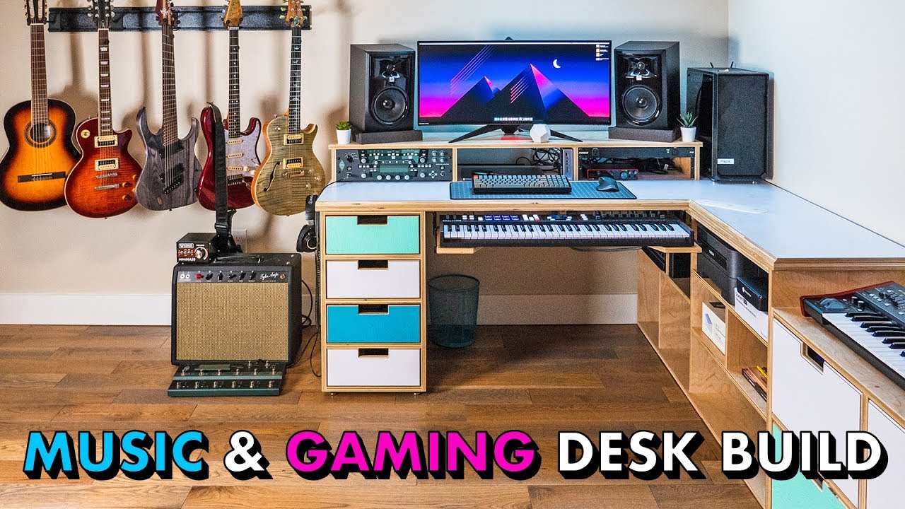 A game music production studio