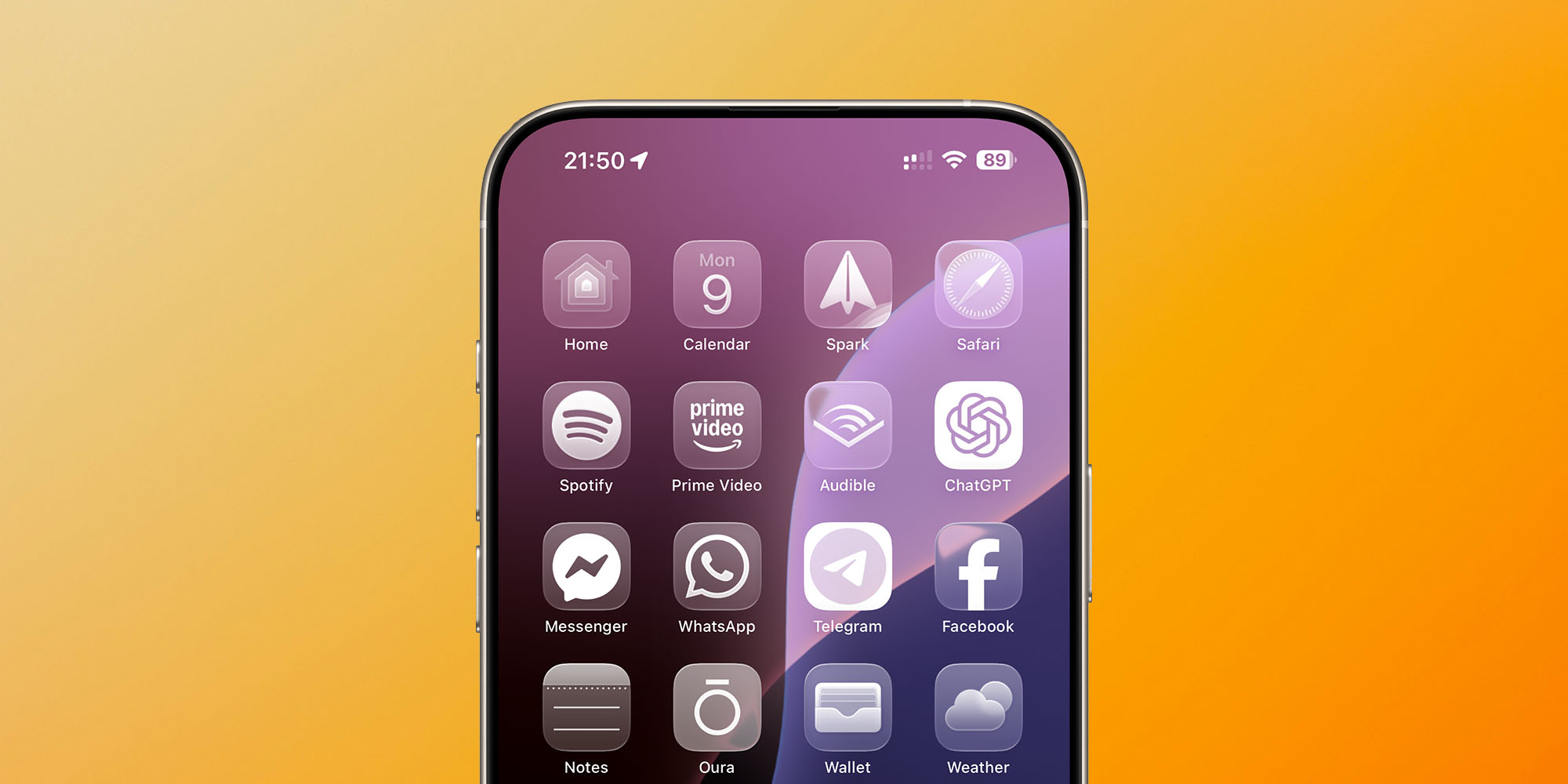 iOS 26 Liquid Glass Design