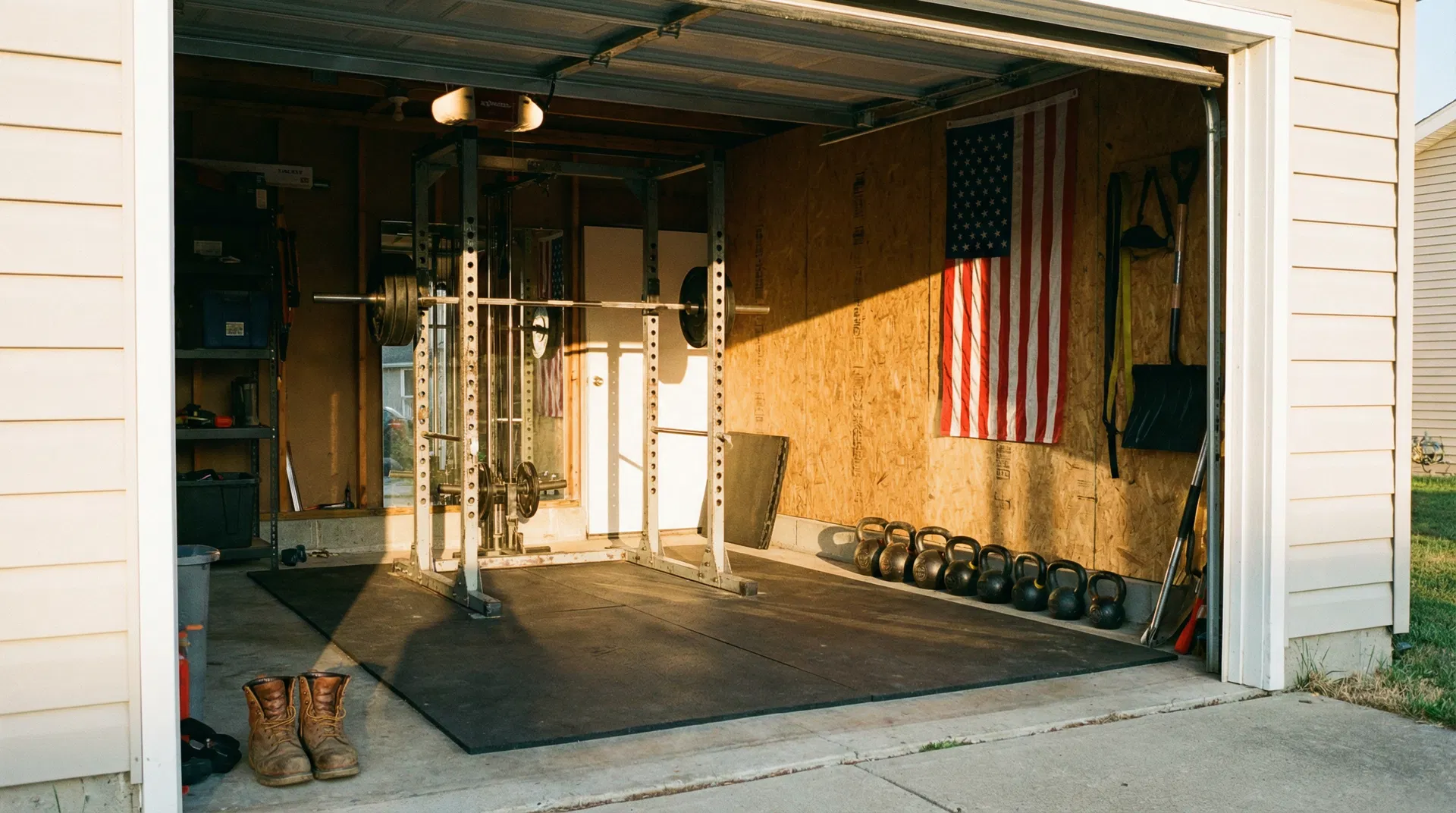 Mark's garage gym