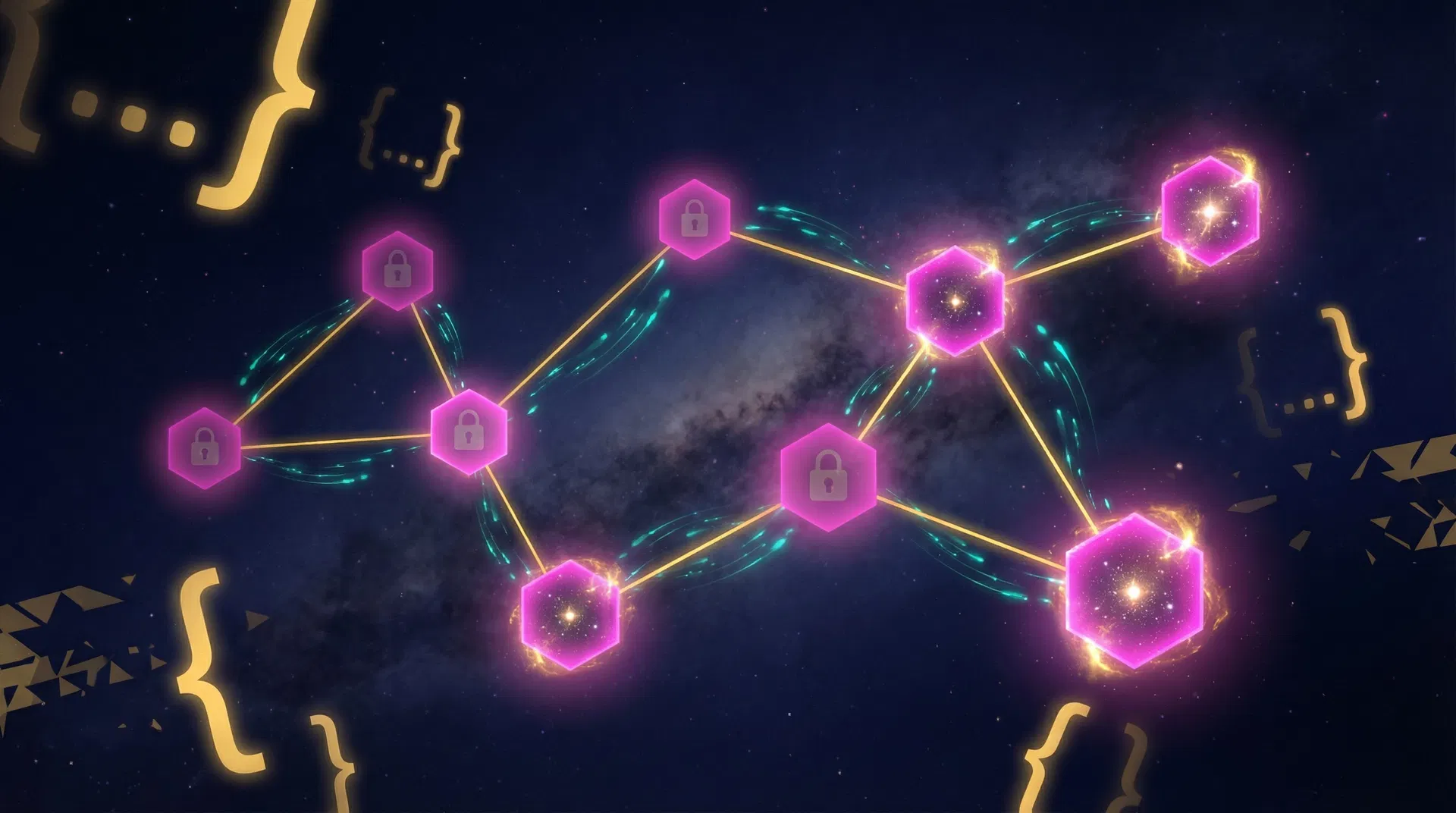 API secret stars visualization