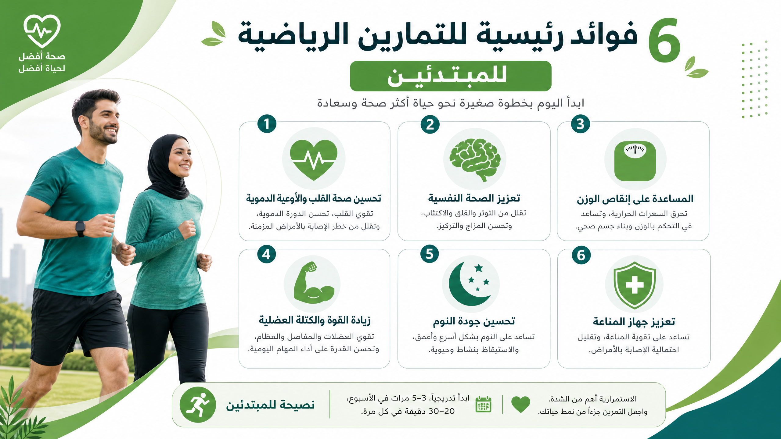 فوائد التمارين الرياضية