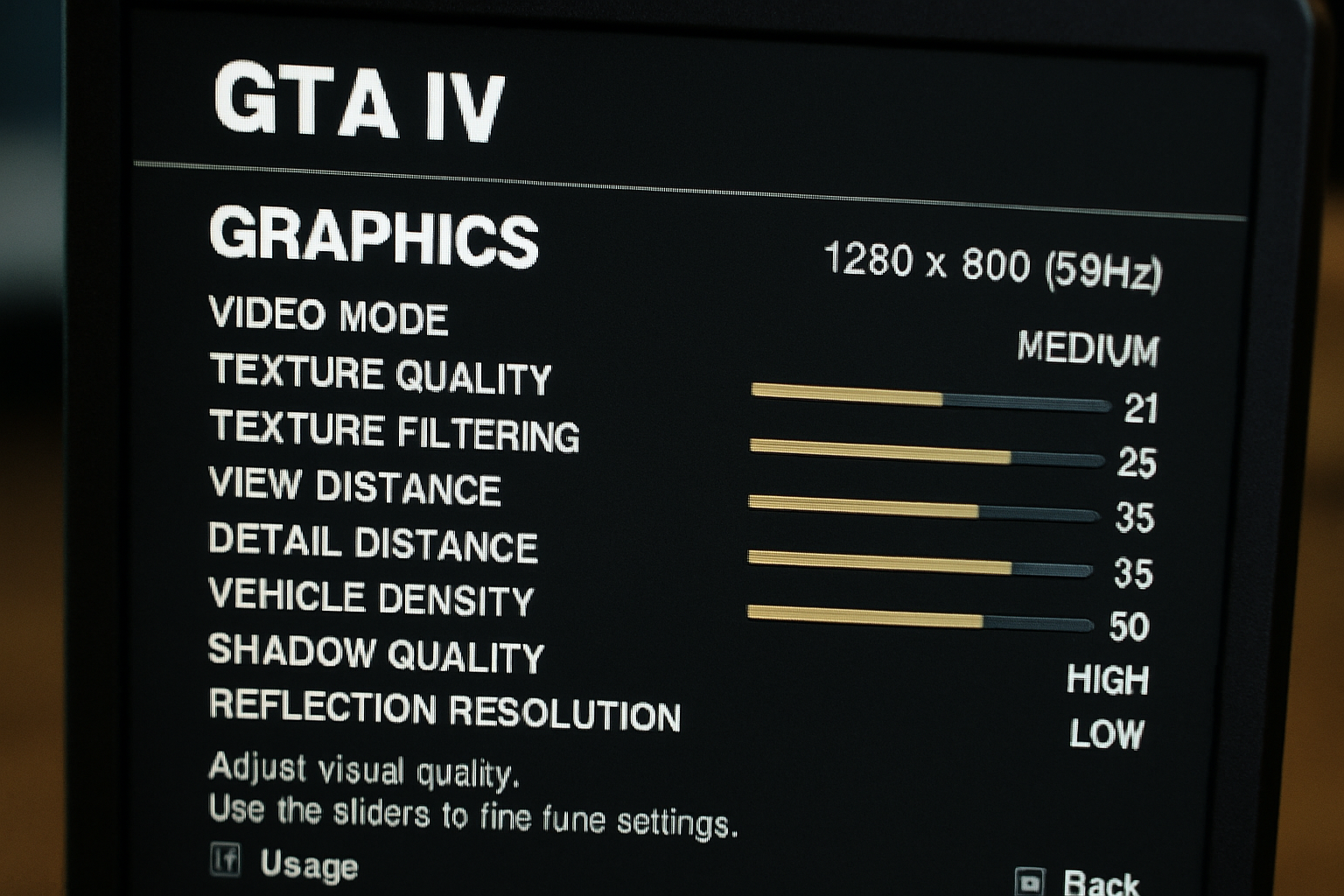 Optimizing In-Game Settings