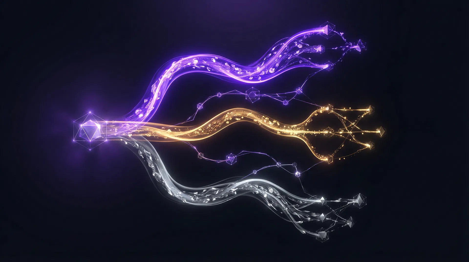 Intelligent routing visualization showing three tier pathways