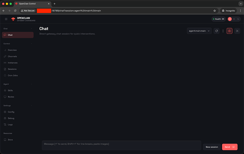 Gateway Control Panel