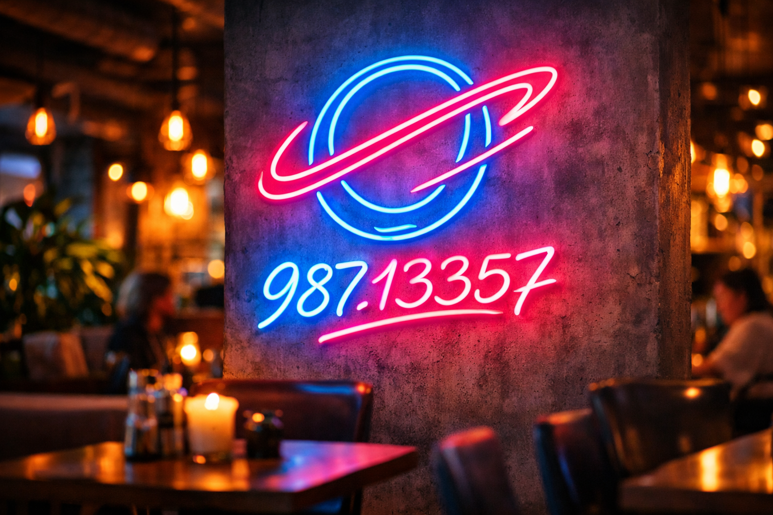 تصميم نيون فليكس عصري