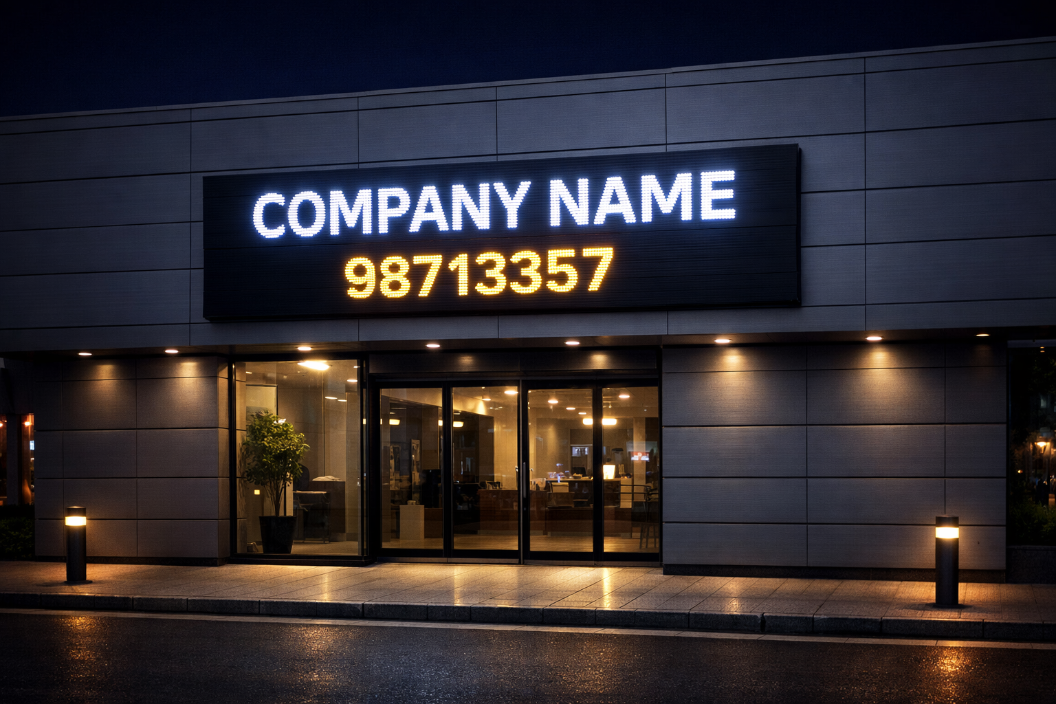 واجهات كلادينج مضيئة في الفروانية