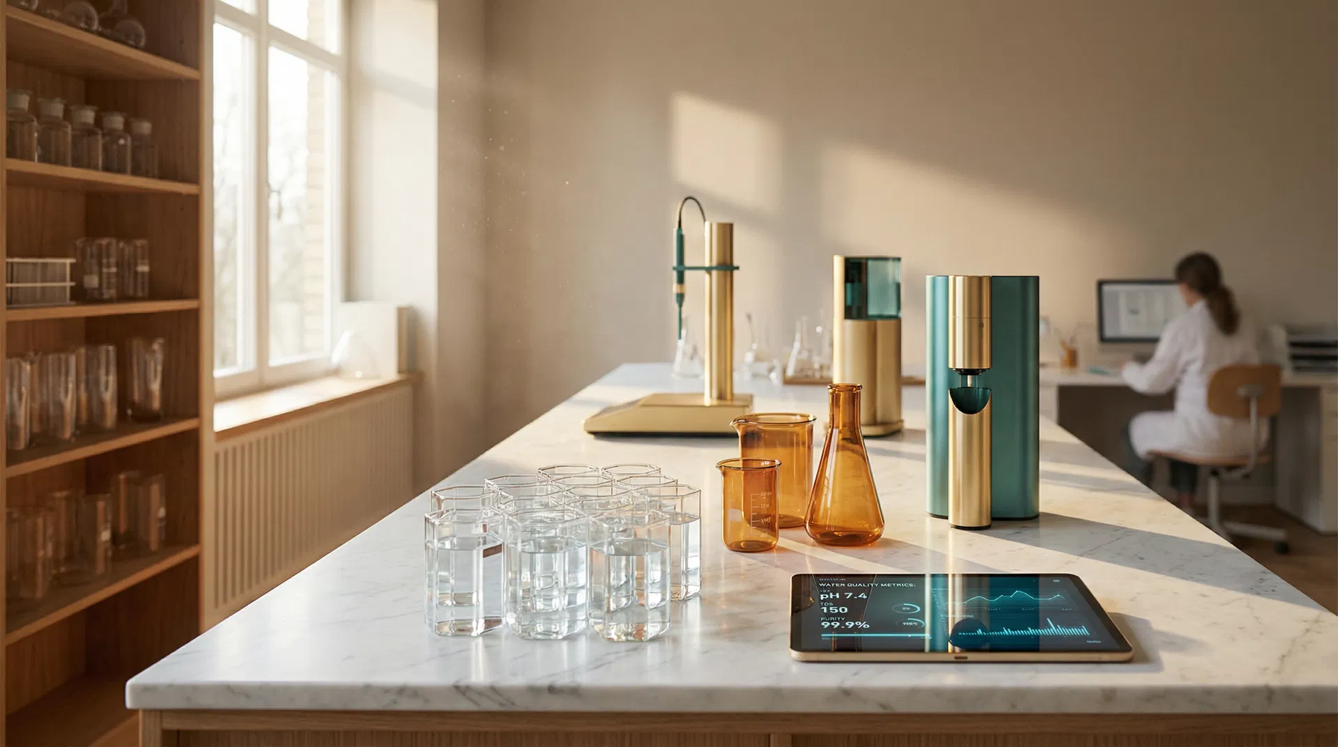 Water quality testing laboratory